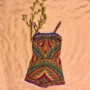 Flying Tomato Boho Tribal Short Romper